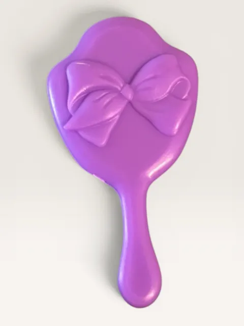 SuperStar Barbie Vintage PINK Brush LOL OMG Clone Bratz Fashion Hairbrush Bow
