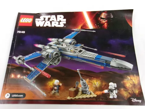 Lego Star Wars 75149 Resistance X-Wing Fighter Manual ONLY