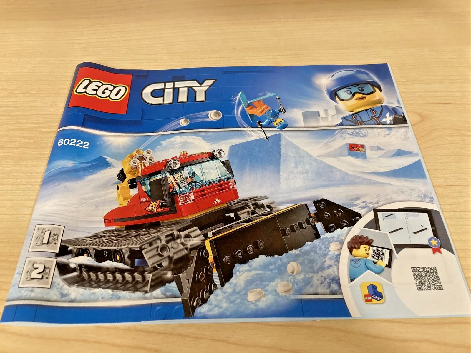 Lego CITY 60222 SNOW GROOMER Instruction BOOK ONLY NO bricks 2019