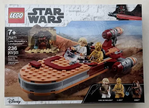 New Sealed LEGO Star Wars: Luke Skywalker's Landspeeder (75271) Retired