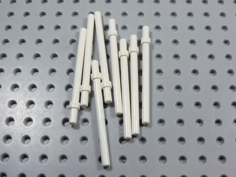 LEGO Lot of 8 White 6L Staffs Weapon Minifig BJ
