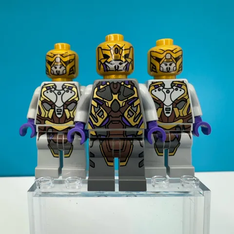 3x LEGO Chitauri General & Foot Soldier Minifigures LOT Avengers Marvel Super