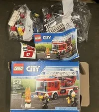 Lego City Set #60107 Fire Ladder Truck Retired New Open Box