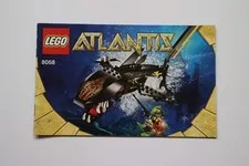 LEGO® Atlantis 8058 Guardian of The Deep Instruction Manual Only!