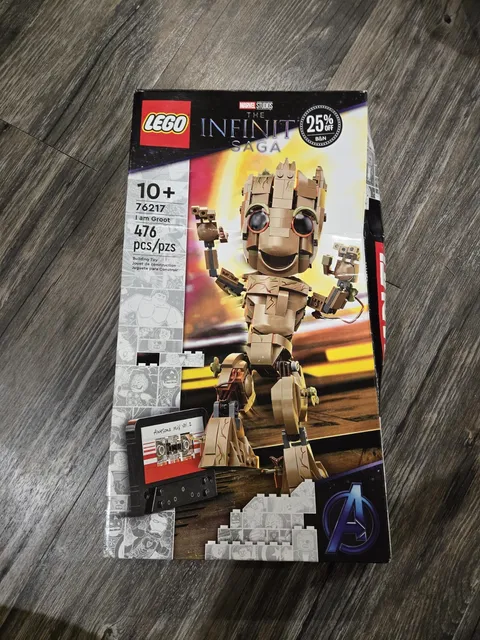 LEGO Marvel Studios Infinity Saga I am Groot Groot 76217 Complete Set 476 Pieces