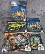 Lot Of 5 Lego Manuals 76389,76389, 42138,76156,76383