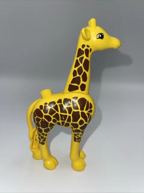 LEGO DUPLO LARGE GIRAFFE Animal Zoo replacement piece 6 inches Neck Moves!