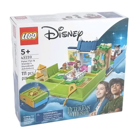 LEGO® Disney™ Peter Pan and Wendy's Storybook  Adventure 111 Piece Set 43220