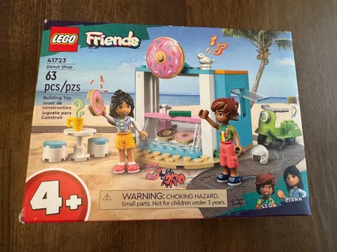 LEGO Friends Doughnut Shop 41723 Cafe Playset Small Gift Toys for Girls 63 Pcs