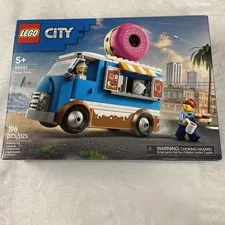 LEGO City 60452 Donut Truck Complete Set 196 pcs (Sealed in box)