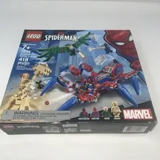LEGO Spider-Man's Spider Crawler 2099 Marvel Super Heroes 76114 New Damaged Box