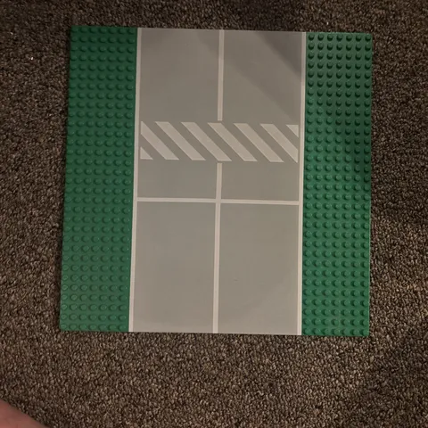 Lego Town Green Baseplate Road 32 x 32 Straight Crosswalk 2358p02 City 6551 6339