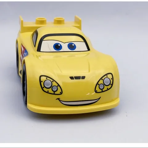 Lego Duplo Figure Disney Cars Building Blocks Toy Yellow JEFF GORVETTE Car