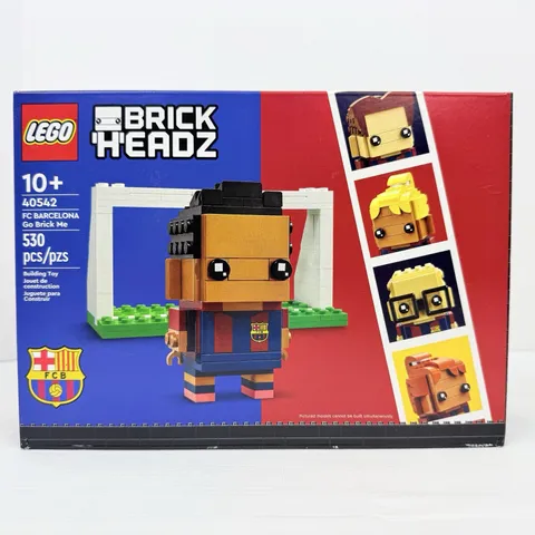 LEGO 40542 Brickheadz FC BARCELONA Go Brick Me NEW Sealed 2022