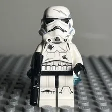 LEGO Star Wars Battle Damaged Stormtrooper Minifigure sw0691 75134 W/ Jetpack 2T