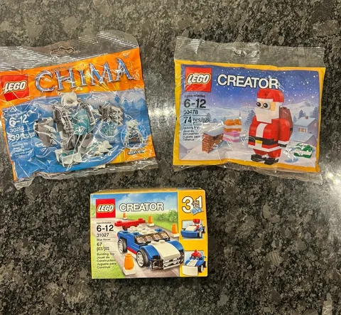 LEGO Retired Bundle 31027 30256 30478 NEW SEALED Creator Chima Christmas