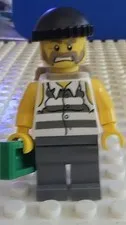 lego minifigure city Police Crook Bandit Prisoner Swamp Cty0448 Backpack