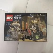 Vintage 2002 LEGO Studios #1383 Curse of the Pharaoh  New In Sealed Box! RARE!!