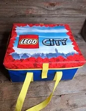 Lego City Zip Bin Storage & Play Toy Box & Playmat -Unzip To Play With Legos