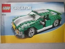 Lego Building Instructions Instruction Creator 6743 Green Porsche, Green Porsche