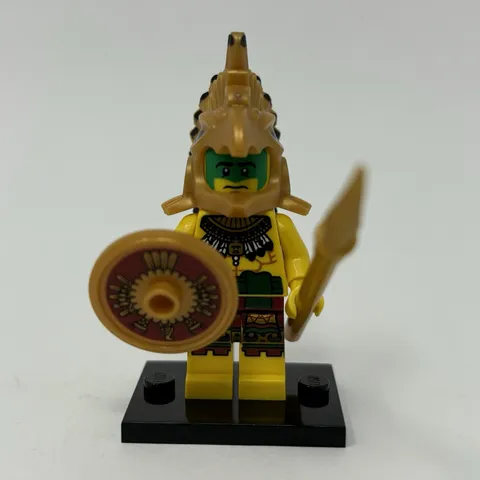 Lego Aztec Warrior Minifigure Collectible Series 7 CMF Complete w/ Spear Shield
