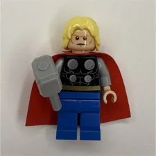Lego Thor 76018 (No Beard) Marvel Super Heroes Minifigure