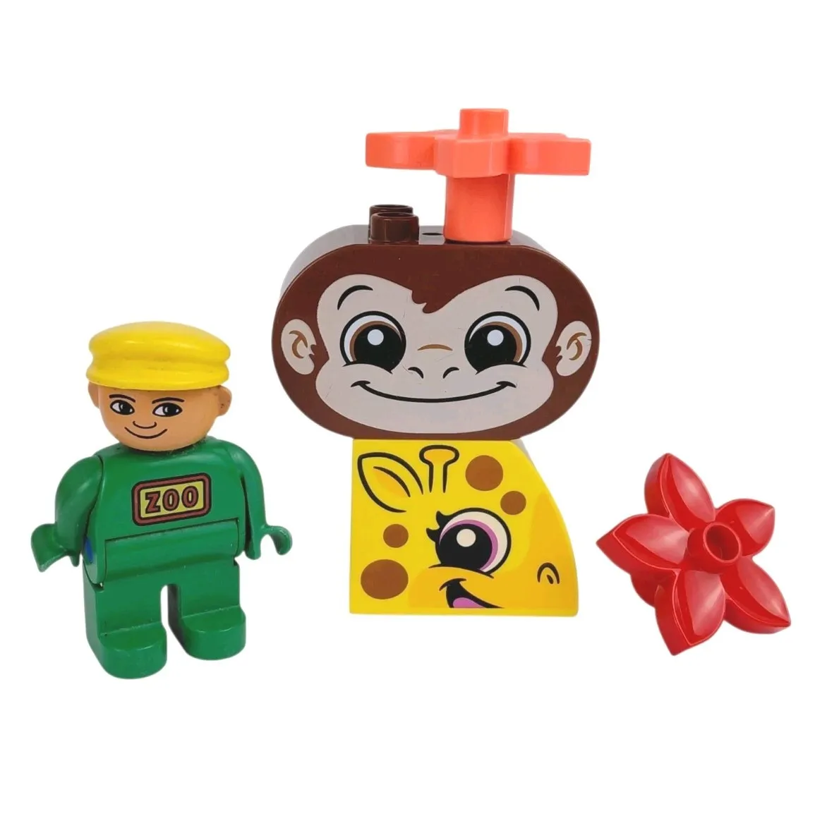 Lego Duplo Zoo Animals  Specialty Printed Blocks & Zookeeper
