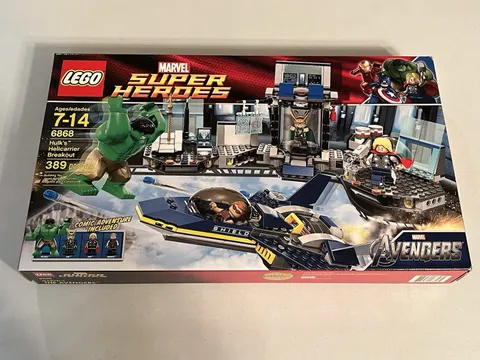 LEGO Marvel Super Heroes 6868 Hulk’s Helicarrier Breakout New Sealed