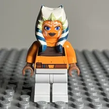Authentic Lego Minifigure SW0192 Ahsoka Tano (Padawan) Tube Top and Belt 1344 1X