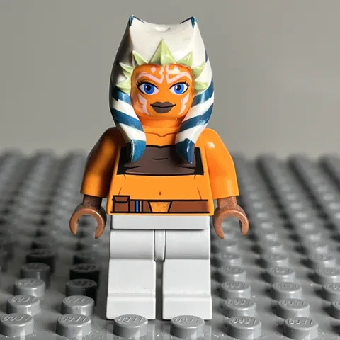 Authentic Lego Minifigure SW0192 Ahsoka Tano (Padawan) Tube Top and Belt 1344 1X