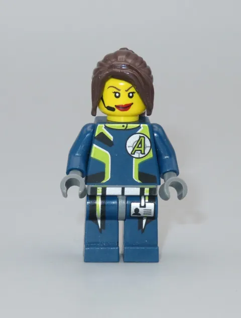 LEGO female Agents Trace girl ponytail minifigure 8633 8635 8637 8970