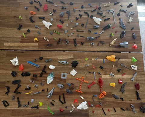 LEGO BIONICLE Hero Factory Bulk Lot of 200+ Parts Pieces 12 oz. SEE PICTURES!