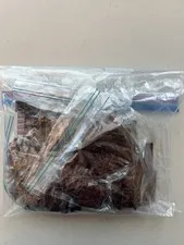 Lego Brown Bricks And Pieces 0.5lb Bulk Lot