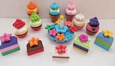 Lego Duplo Cupcakes & Ice Cream Toy Lot Toy Bundle Preschool