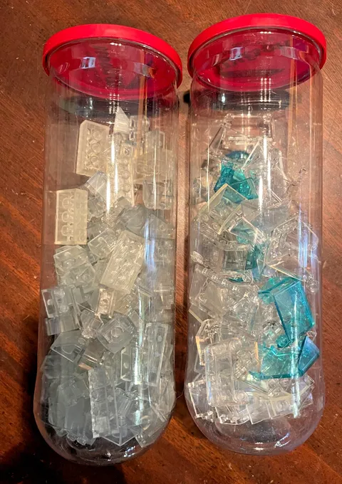 Legos Vintage Windshields & Clear Building Bricks LOT ~ Transparent, Blue, Clear