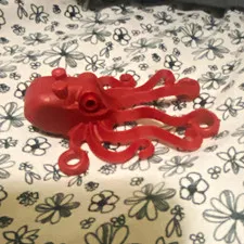 LEGO Red Octopus Animal Figure Part 1 Piece Plastic, Animals Interest
