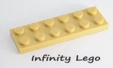 20 LEGO Tan / Beige Plate 2 x 6 (3795) - (20 Pieces)
