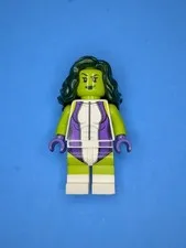 LEGO Marvel Super Heroes: She-Hulk Minifigure Green Suit - sh0373 From 76078