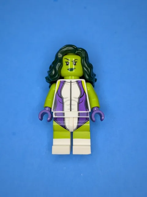 LEGO Marvel Super Heroes: She-Hulk Minifigure Green Suit - sh0373 From 76078