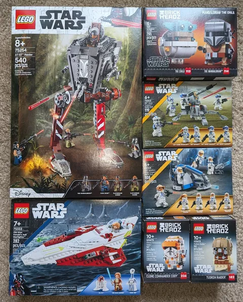 New & Sealed! LOT of 7 LEGO Star Wars 75254 75317 75333 75345 75359 40675 40615