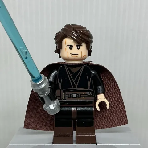 LEGO Star Wars sw0419 Anakin Skywalker Sith Face Minifigure & Lightsaber 9526