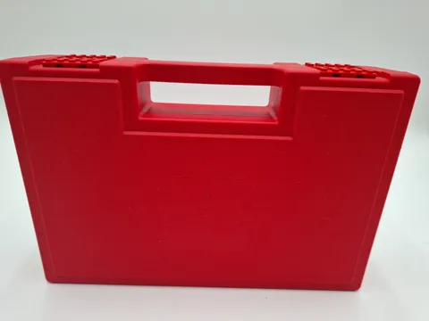 VTG 1985 Lego Red Storage Travel Carrying Case Lego Brick Closure 4960/1 Denmark