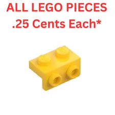 LEGO Bracket 1x2-1x2 Yellow 99781 - Genuine LEGO Parts Pieces Bulk