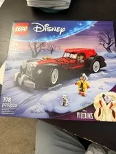 LEGO Disney Cruella De Vil’s Car 43277 Building Toy Set 101 Dalmations Brand New