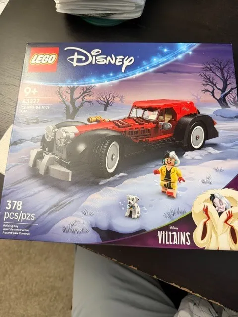 LEGO Disney Cruella De Vil’s Car 43277 Building Toy Set 101 Dalmations Brand New