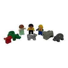 Lego Duplo Figures People Animals Pieces Vintage Lot of 8 Replacement