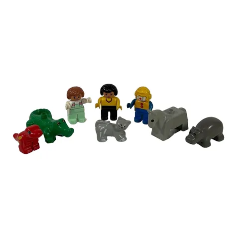 Lego Duplo Figures People Animals Pieces Vintage Lot of 8 Replacement