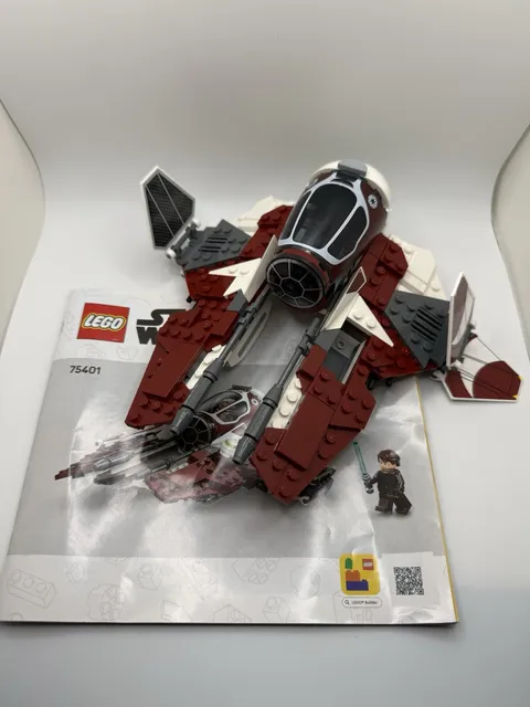 LEGO Star Wars: Ahsoka's Jedi Interceptor (75401) SHIP ONLY NO MINIFIGURES