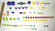 100 piece set Lego Technic Friends Purple Transportation Car Mud Guard MOC