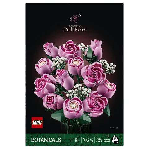 LEGO Botanicals Pretty Pink Flower Bouquet set 10374